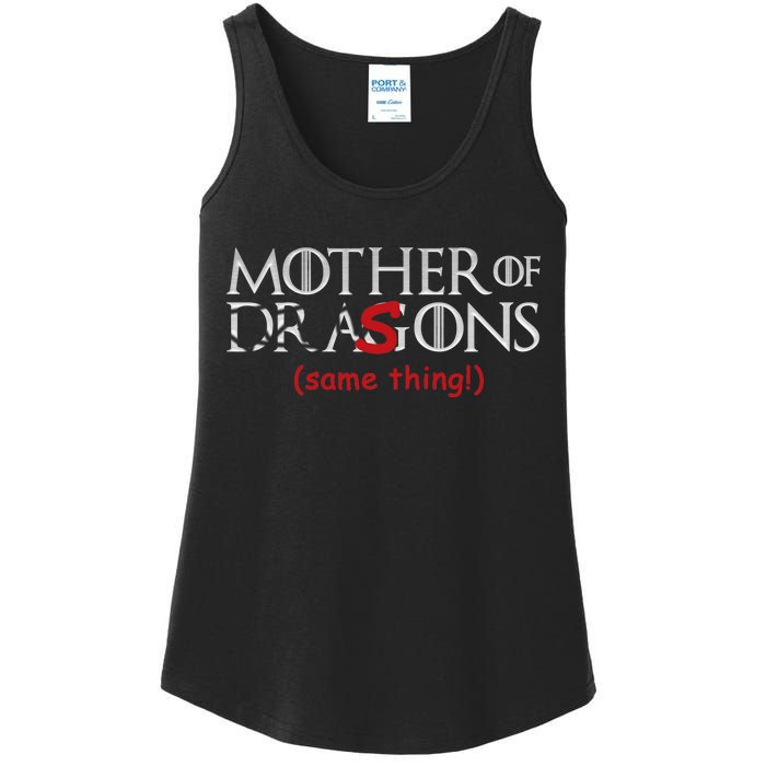 Mother Of Dragons Sons Same Thing Ladies Essential Tank