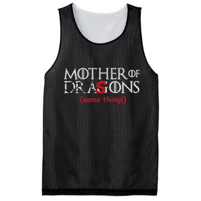 Mother Of Dragons Sons Same Thing Mesh Reversible Basketball Jersey Tank