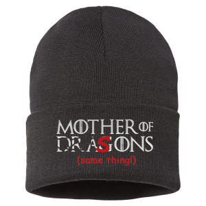 Mother Of Dragons Sons Same Thing Sustainable Knit Beanie