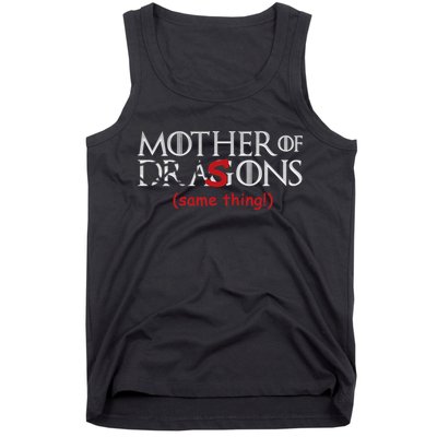 Mother Of Dragons Sons Same Thing Tank Top