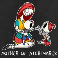 Mother Of Nightmares Christmas 7 Panel Mesh Trucker Snapback Hat