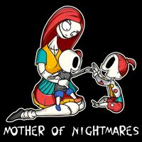 Mother Of Nightmares Christmas Button