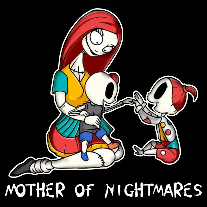 Mother Of Nightmares Christmas Button