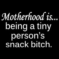 Motherhood Is Being A Tiny Person's Snack Sustainable Bucket Hat
