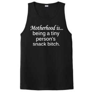 Motherhood Is Being A Tiny Person's Snack PosiCharge Competitor Tank