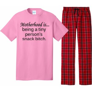 Motherhood Is Being A Tiny Person's Snack Pajama Set