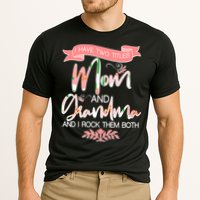 Mother's Day I Have Two Title Mom And Grandma Cooling Performance Crew T-Shirt