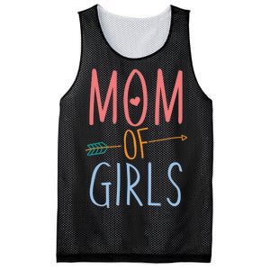 Mother's Day Mom of Girls  Mesh Reversible Basketball Jersey Tank