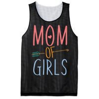 Mother's Day Mom of Girls  Mesh Reversible Basketball Jersey Tank