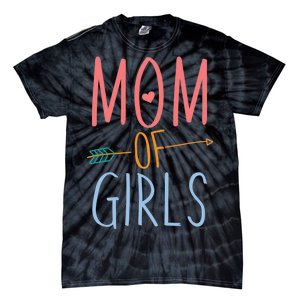 Mother's Day Mom of Girls  Tie-Dye T-Shirt