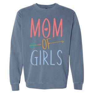 Mother's Day Mom of Girls  Garment-Dyed Sweatshirt