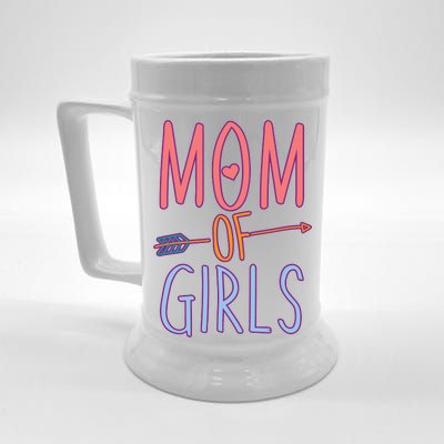 Mother's Day Mom of Girls  Beer Stein