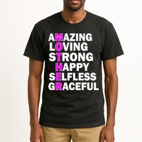 Mother's Day Quote Amazing Loving Strong Happy Tall T-Shirt