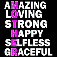Mother's Day Quote Amazing Loving Strong Happy Tall T-Shirt
