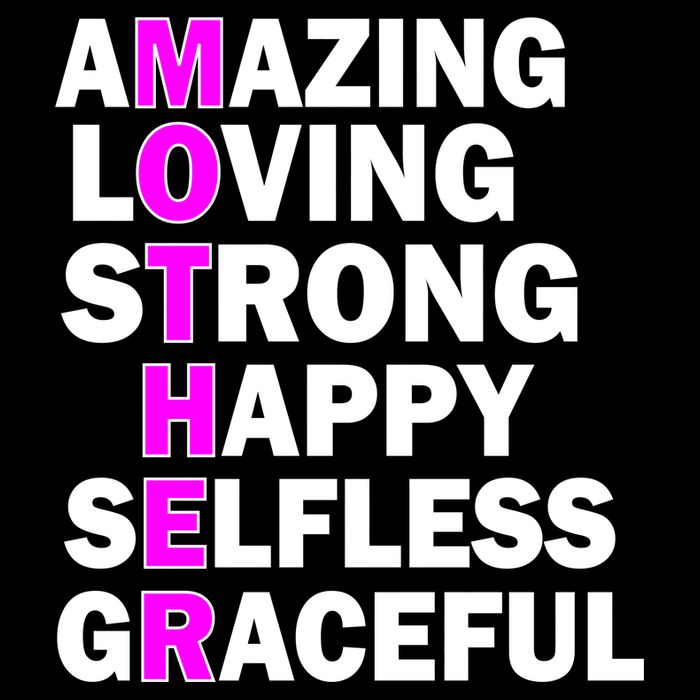 Mother's Day Quote Amazing Loving Strong Happy Tall T-Shirt