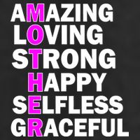 Mother's Day Quote Amazing Loving Strong Happy 11oz C Handle Ceramic Mug