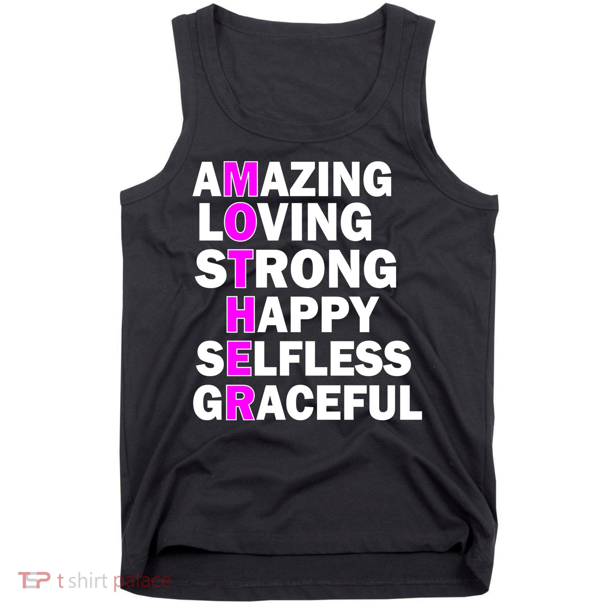 Mother's Day Quote Amazing Loving Strong Happy Tank Top
