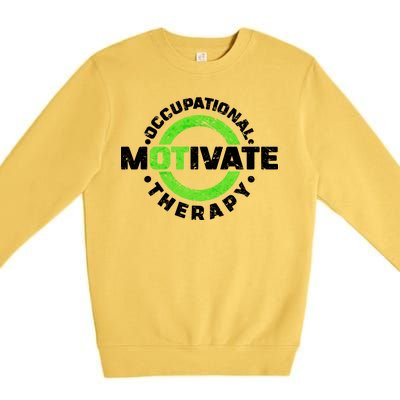 Motivate Occupational Therapy Premium Crewneck Sweatshirt