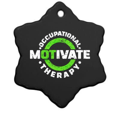 Motivate Occupational Therapy Ceramic Star Ornament