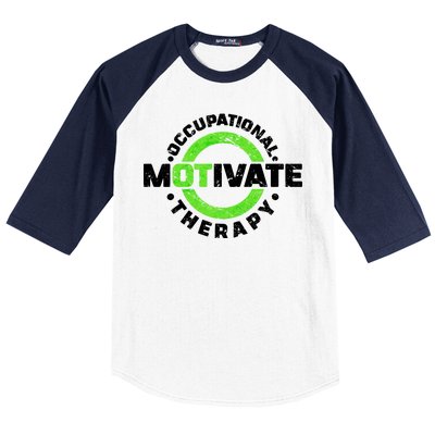 Motivate Occupational Therapy Baseball Sleeve Shirt