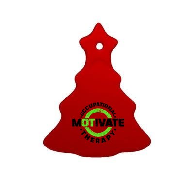 Motivate Occupational Therapy Ceramic Tree Ornament