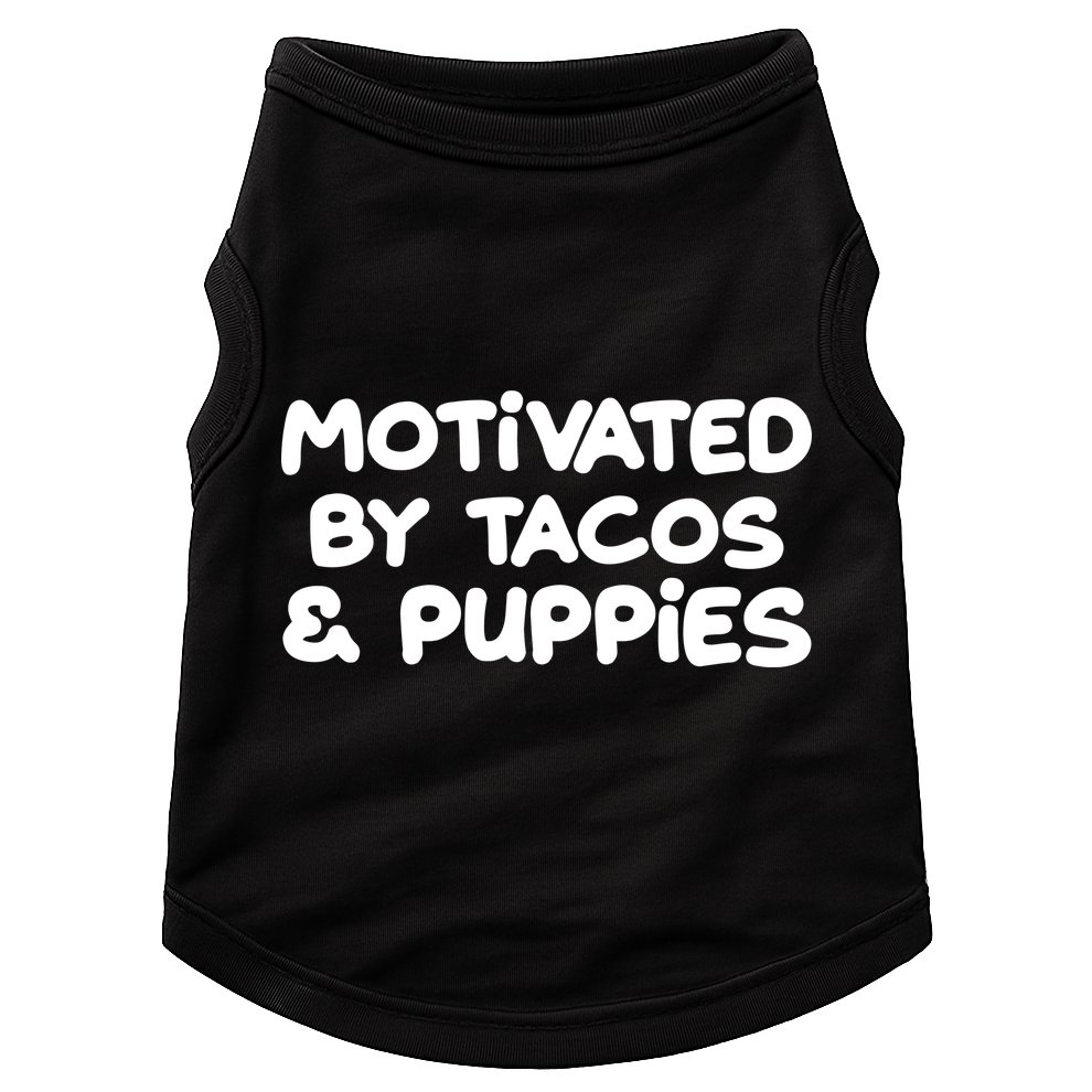 Motivated By Tacos & Puppies Doggie Tank