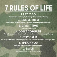 Motivational 7 Rules Of Life  Legacy Tie Dye Trucker Hat