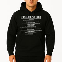 Motivational 7 Rules Of Life  Hoodie