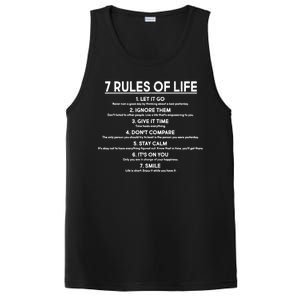 Motivational 7 Rules Of Life  PosiCharge Competitor Tank