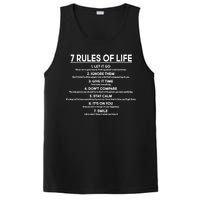 Motivational 7 Rules Of Life  PosiCharge Competitor Tank