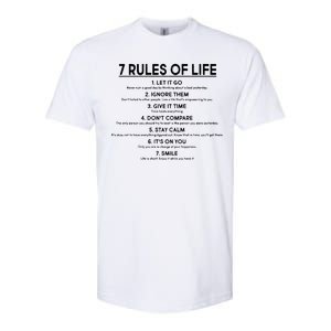 Motivational 7 Rules Of Life  Softstyle CVC T-Shirt