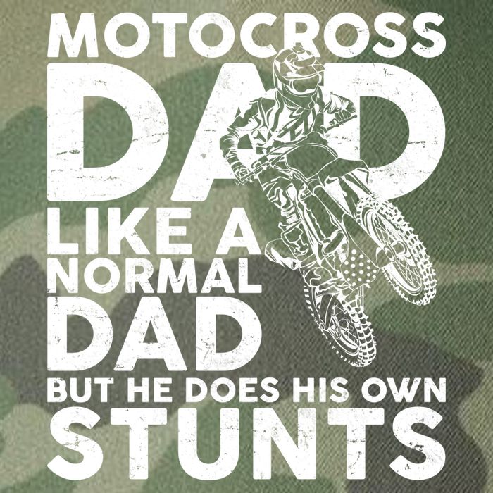 Motocross Dad Like A Normal Dad But He Does His Owns Stuns Legacy Tie Dye Trucker Hat