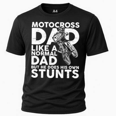 Motocross Dad Like A Normal Dad But He Does His Owns Stuns Performance Shirt