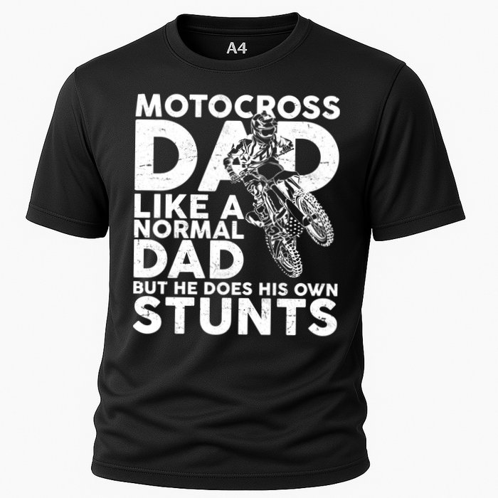 Motocross Dad Like A Normal Dad But He Does His Owns Stuns Performance Shirt