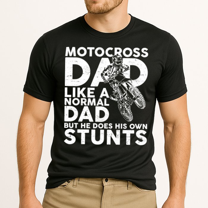 Motocross Dad Like A Normal Dad But He Does His Owns Stuns Performance Shirt