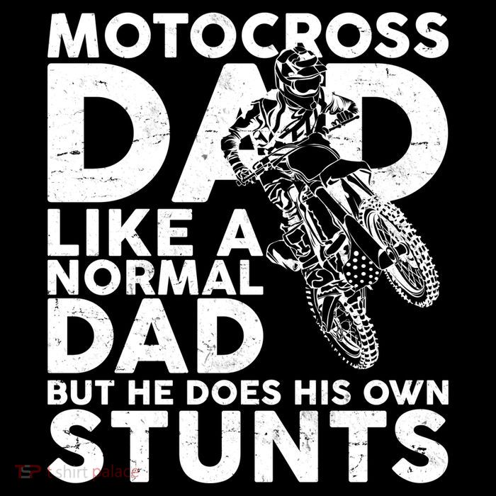 Motocross Dad Like A Normal Dad But He Does His Owns Stuns Performance Shirt