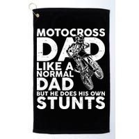 Motocross Dad Like A Normal Dad But He Does His Owns Stuns Golf Towel