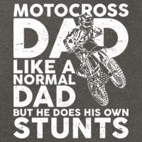Motocross Dad Like A Normal Dad But He Does His Owns Stuns Cotton Canvas Backpack