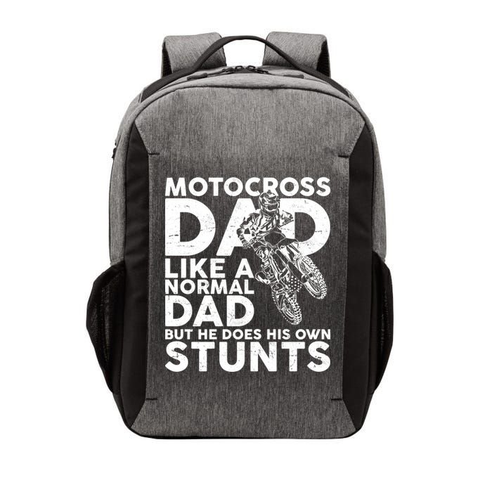 Motocross Dad Like A Normal Dad But He Does His Owns Stuns Vector Backpack