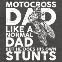 Motocross Dad Like A Normal Dad But He Does His Owns Stuns Vector Backpack