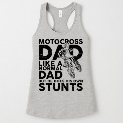 Motocross Dad Like A Normal Dad But He Does His Owns Stuns Womens Tank Top