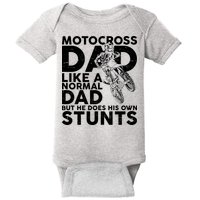 Motocross Dad Like A Normal Dad But He Does His Owns Stuns Baby Bodysuit