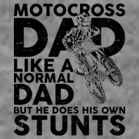 Motocross Dad Like A Normal Dad But He Does His Owns Stuns Baby Bodysuit