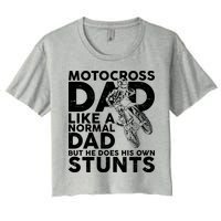 Motocross Dad Like A Normal Dad But He Does His Owns Stuns Crop Top