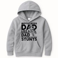 Motocross Dad Like A Normal Dad But He Does His Owns Stuns Kids Hoodie