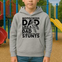 Motocross Dad Like A Normal Dad But He Does His Owns Stuns Kids Hoodie