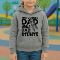 Motocross Dad Like A Normal Dad But He Does His Owns Stuns Kids Hoodie