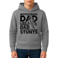 Motocross Dad Like A Normal Dad But He Does His Owns Stuns Kids Hoodie