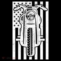 Motorcycle Biker USA Flag Impact Tech Backpack