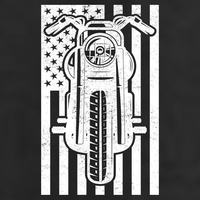Motorcycle Biker USA Flag 11oz C Handle Ceramic Mug